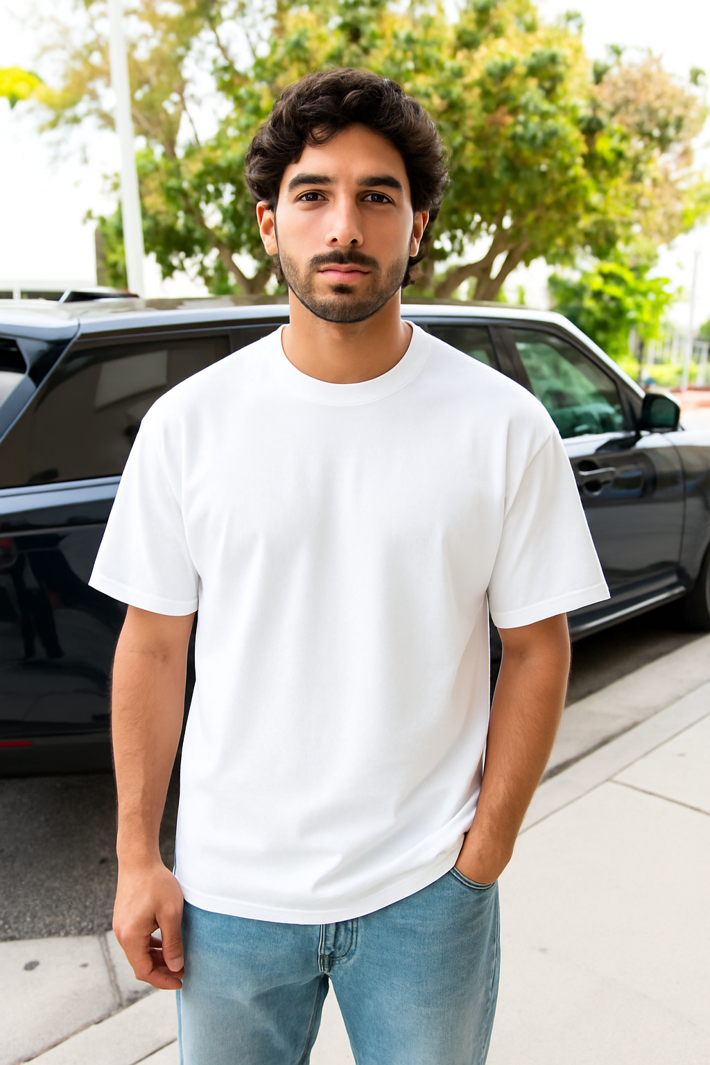 Smokin’ Smirk Oversized T-Shirt