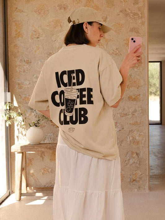 Oversized T-shirt for coffee lovers